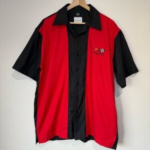 Vintage Corvette Bowling / Button-Up Shirt – David Carey Originals – Size XL